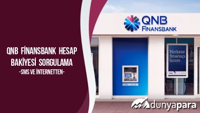 QNB Finansbank Hesap Bakiyesi Sorgulama (Sms ve İnternetten)