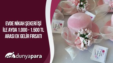 Evde Nikah Şekeri İşi