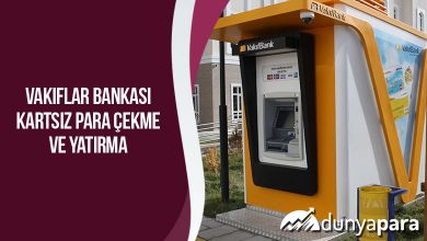 Vakıfbank Kartsız Para Çekme ve Yatırma