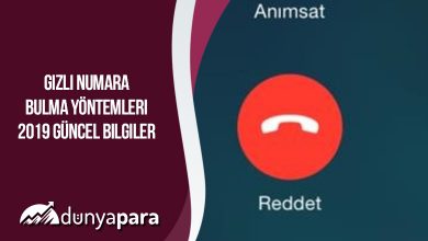 Gizli Numara Bulma Yöntemleri - 2019 Güncel Bilgiler